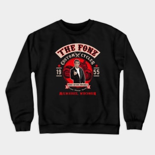 Fonzy Custom Cycle Shop Crewneck Sweatshirt